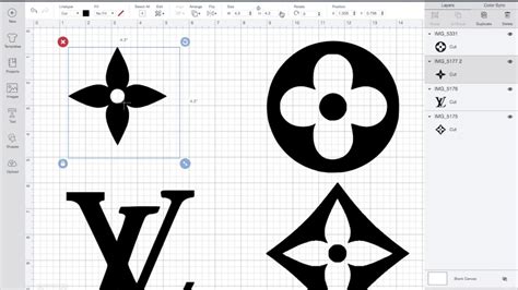 louis vuitton stencils for cricut.